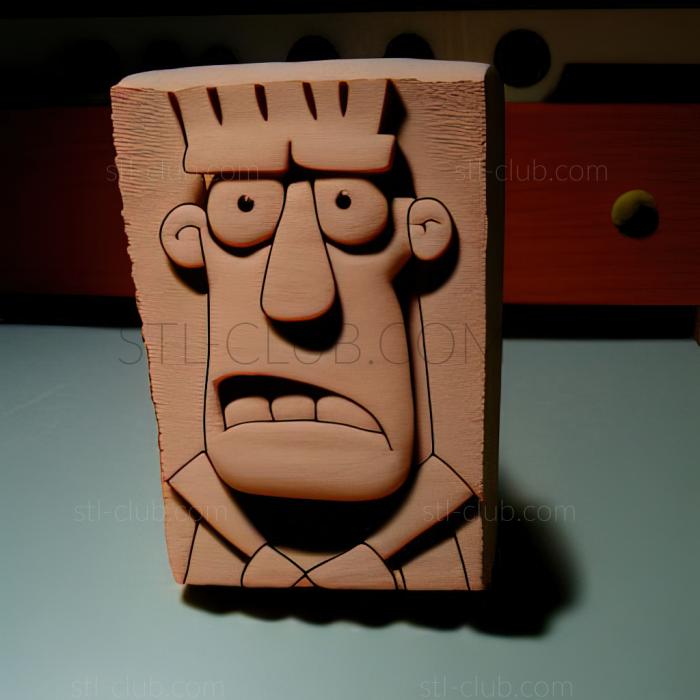 3D model  Dilbert FROM DilbertDilbert (STL)